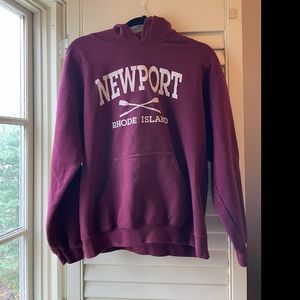 Red Newport, Rhode Island Hoodie
